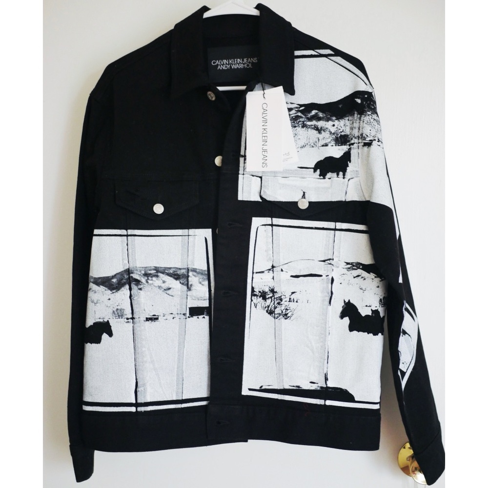❗️RARE❗️Calvin Klein X Andy Warhol denim jacket